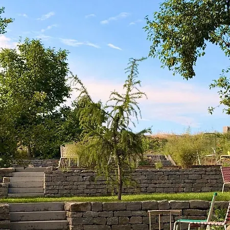 Dom wakacyjny Design-appartement Im Gruenen Mit Schwimmteich Helmbrechts